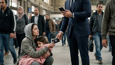 الملياردير والأم المشردة 