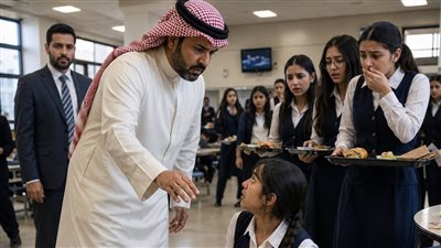 عاد رجل الأعمال السعودي إلى قصره ليطرد العاملة البسيطة… لكن ما سمعه من ابنه الصامت خلف الباب جعله ينهار باكيًا