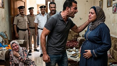 أحمد كان واقف في نص الصالة عروق رقبته بارزة لدرجة إني خوفت تطق