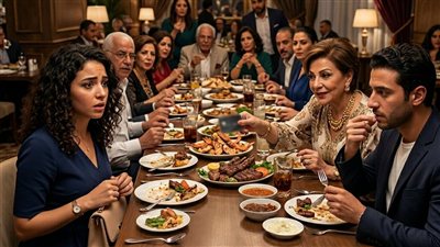 عزومة عائلية.. بقلم منــال عـلـي 