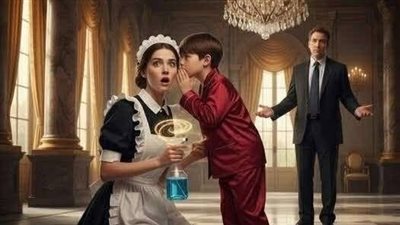 من يستطيع أن يجعل ابني يتكلم سيتزوجني 