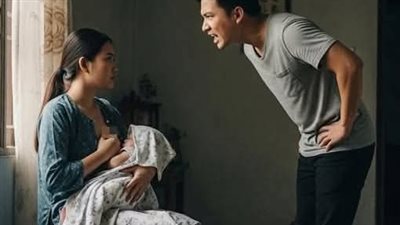 زوجتي تغطي وجه طفلنا أثناء الرضاعة صدمت عندما عرفت السبب 