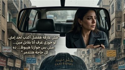 تنكّر في شكل سواق تاكسي عشان يراقب مراته